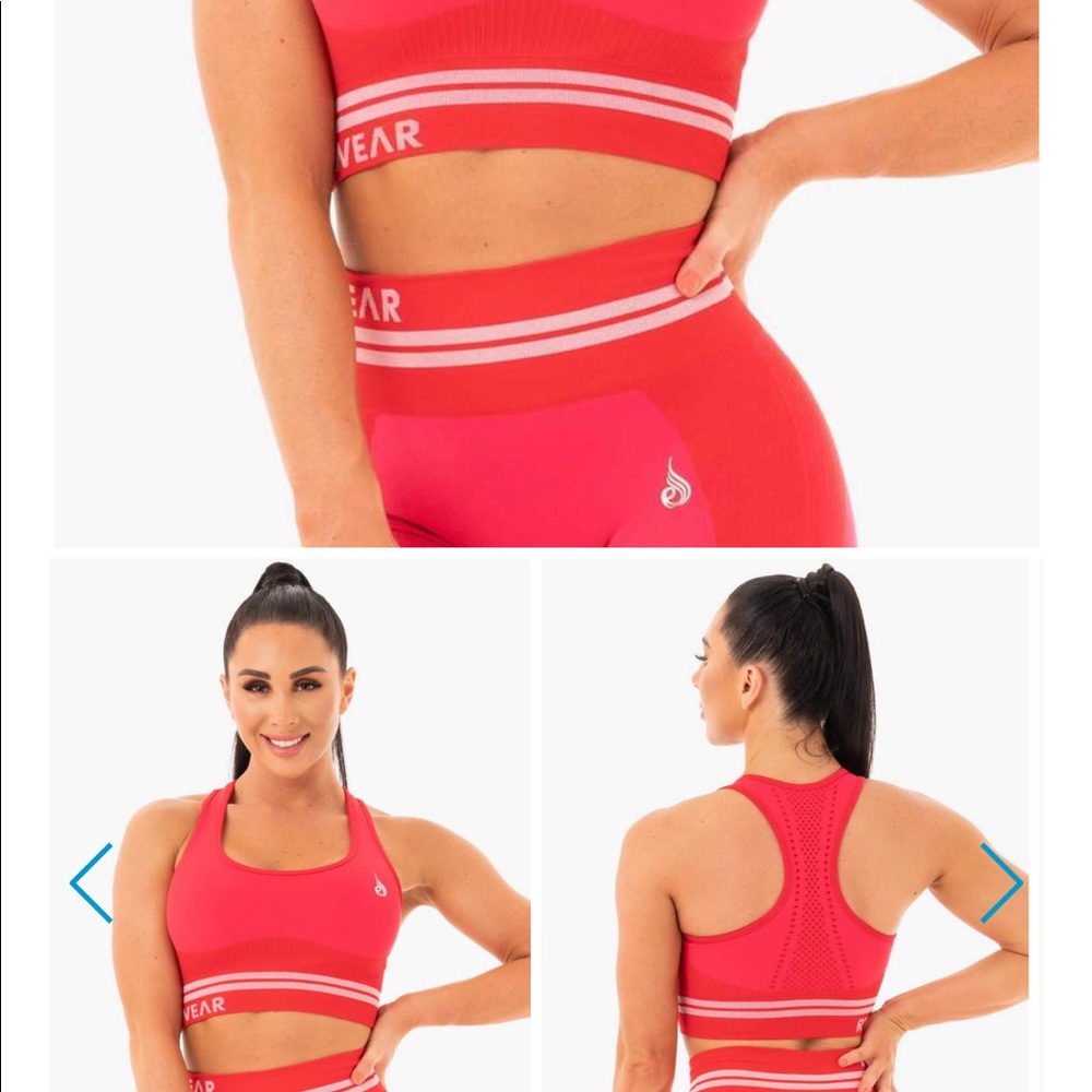 RYDERWEAR Freestyle seamless Bra M red